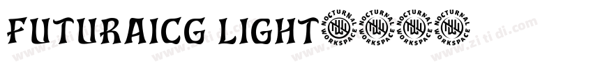 FuturaICG Light字体转换